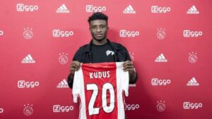 Ghanaian player Kudus Mohammed signs new deal with Ajax FC.
