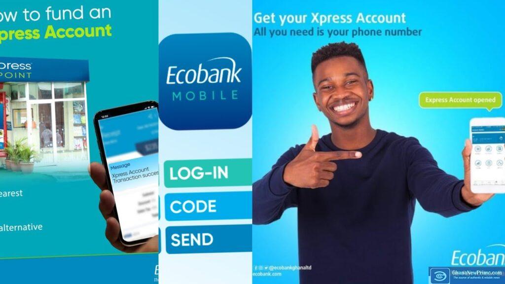 Ecobank xpress account: Steps to create account and get free Visa card