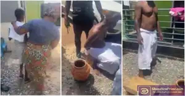 Man arrested at kasoa after attempting to use his daughter for money rituals