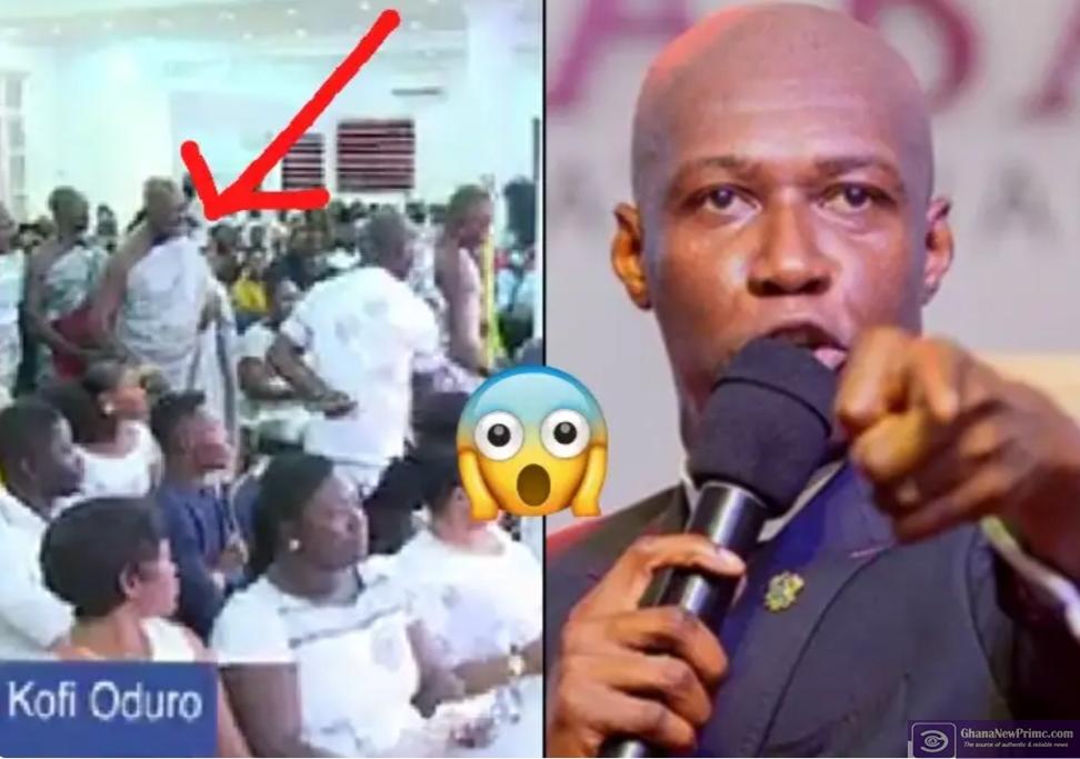 Prophet Oduro Does The Unexpected After A Great Chief Entered His Church Premises