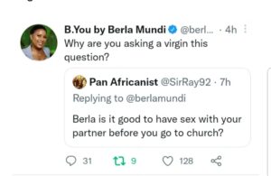 Berla Mundi, 34, is still a virgin [Details]