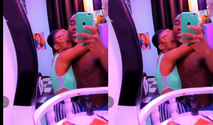 Young couple flaunt themselves on social media