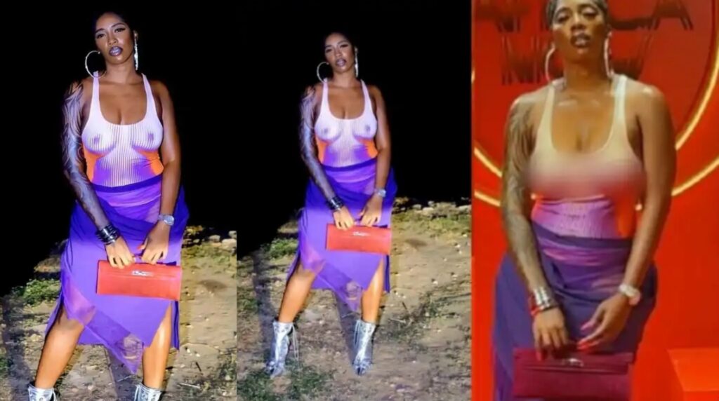 Fans criticize Tiwa Savage for going out in transparent attire