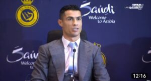 Cristiano Ronaldo unveiled at Al Nassr 