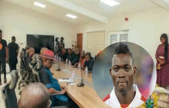 Find Out What Happened Today After Akufo Addo Met Christian Atsu's Family