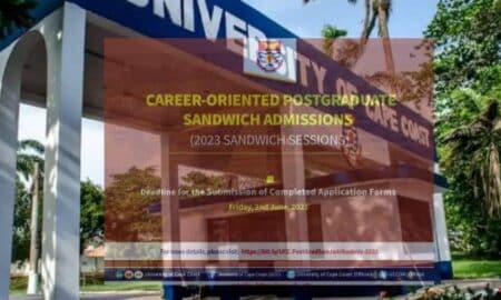 UCC Postgraduate Sandwich Admission