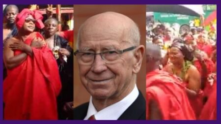Manchester United Legend, Sir Bobby Charlton’s Funeral Held In Ghana [Video]