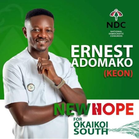 Adomako Poised To Snatch Okaikoi South Seat For NDC - Says Youth Empowerment Is His Priority